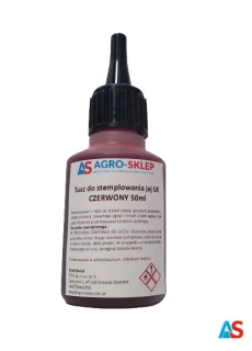 Tusz do stemplowania jaj 50ml PL - czerwony*