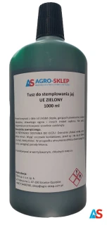 Tusz do stemplowania jaj 1000ml PL - ZIELONY