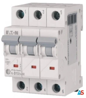 EATON Wyłącznik nadprądowy 3P B 10A 6kA AC xPole Home HN-B10/3 194879
