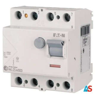 EATON Wyłącznik różnicowoprądowy 4P 25A 0,03A typ AC xPole Home HNC-25/4/003 194693