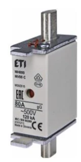 ETI Wkładka bezpiecznikowa KOMBI NH00C 80A gG/gL 500V WT-00C 004181213