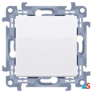 Simon 10 Łącznik jednobiegunowy 10AX IP20 biały CW1.01/11