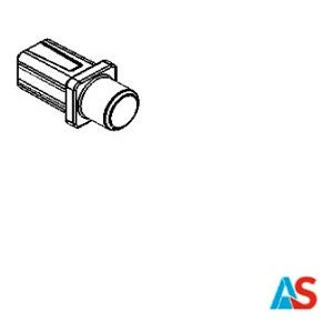 Kwadratowa zaślepka z zaokrąglonymi końcami