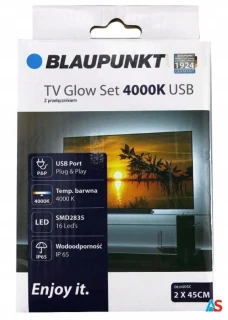 BLAUPUNKT Taśma LED za telewizor TV Glow Set USB - barwa naturalna