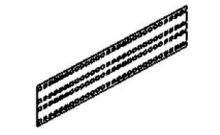 Taśma jajowa PP 250*2.0mm 4 Perf