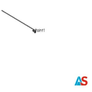 Uchwyt na przewod wspornika taśmy jajowej 400 (40cm)