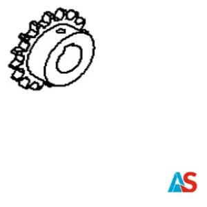 Koło zębate łańcuchowe 25H7 1/2`-22z