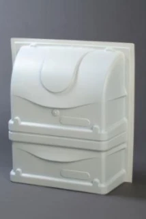 OS1pb - osłona mała przedłużana biała (850x900x300)